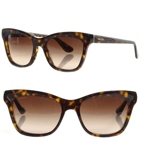 tortoise shell prada sunglasses